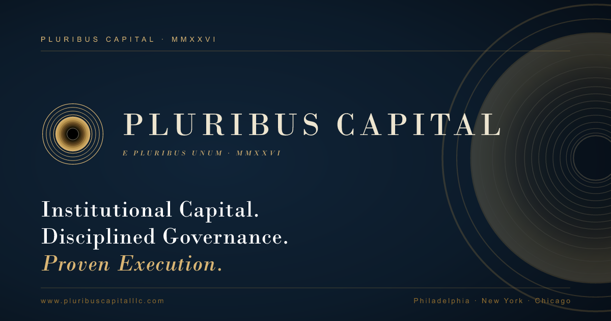 Pluribus Capital LLC | Institutional Capital & Governance Advisory